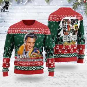 In memory of Elvis Presley Christmas Design 3D Sweater