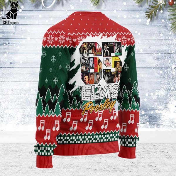 In memory of Elvis Presley Christmas Design 3D Sweater