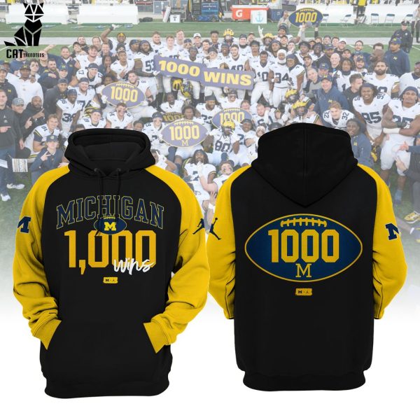 Michigan 1000 Wins Limited Black Yellow Design 3D Hoodie