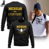 Michigan Vs Everybody Michigan Football Black Logo Design 3D Sweater