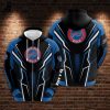 NFL Buffalo Bills Mascot Blue Design 3D Hoodie