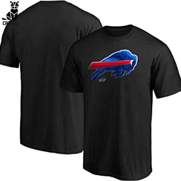 NFL Buffalo Bills Black Design 3D T-Shirt