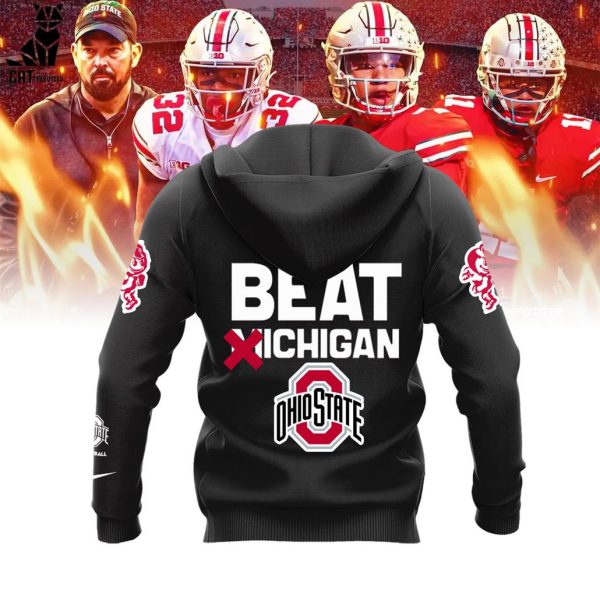 Ohio State Buckeyes Football Coach Ryan Day Black Nike Logo Design 3D Hoodie