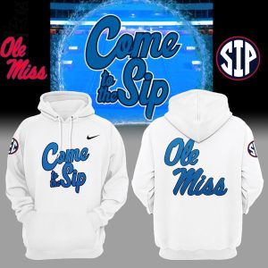 Ole Miss hoodie Rebels Football Champions NCAA Nike White Logo Design Hoodie Longpant Cap Set