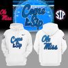 Ole Miss Rebels Football Come to the Sip White Nike Logo Design 3D Hoodie