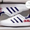 Ole Miss Rebels White Red Trim Design Stan Smith