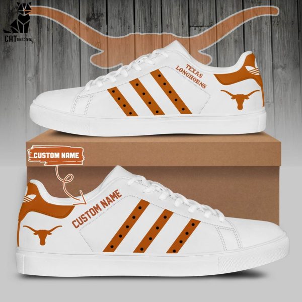 Personalized 2023 Big 12 Football Champions Texas Longhorns Nike Logo Orange White Design Stan Smith