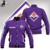 Personalized Fiorentina Logo Purple Design Baseball Jacket