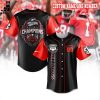 Personalized Georgia Bulldogs Red Mascot Design Baseball Jersey