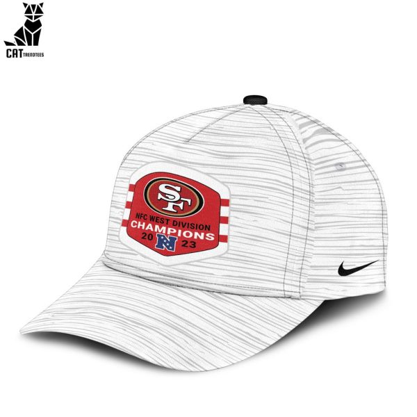 San Francisco 49ers NFC West Champions 2023 Black Nike Logo Design Hoodie Longpant Cap Set
