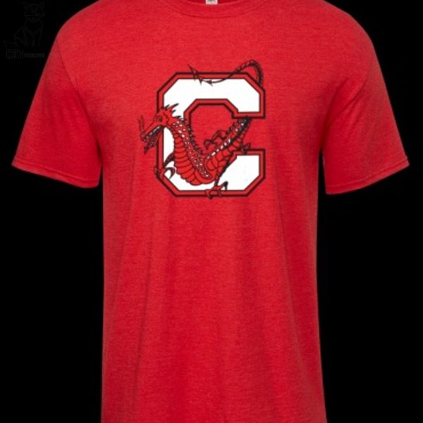 Suny Cortland Football Red Logo Design 3D T-Shirt