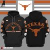 Texas Longhorns Big 12 Champions 2023 Mascot Orange  Design 3D Hoodie