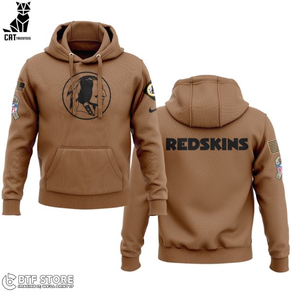 Washington Redskins NFL Logo Brown Design Hoodie Longpant Cap Set