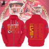 AFC Champions Chiefs Are All In Kansas City Chiefs Red Design 3D Hoodie