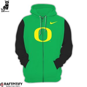 Oregon Ducks Legend Green Nike Logo Design 3D Hoodie