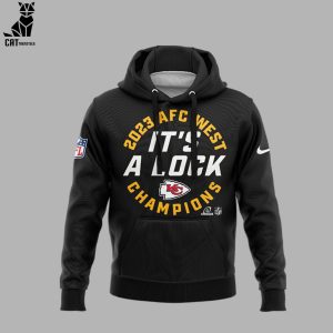2023 AFC West Champions Home Of The Mighty Chiefs NFL Logo Design 3D Hoodie