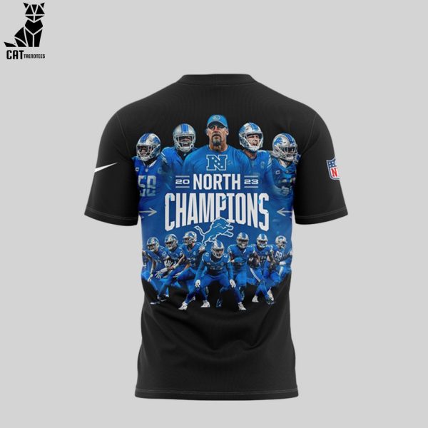 2023 NFC North It’s A Lock Champions Black Design 3D T-Shirt