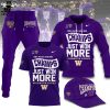 2024 Sugar Bowl Champions Just Won More Washington Huskies Purple Design Hoodie Longpant Cap Set