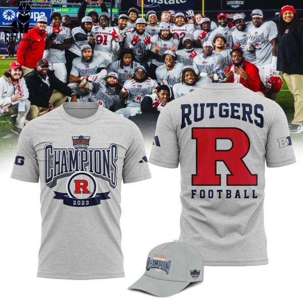 Bad Boyd Mowers Rutgers Scarlet Knights Champions Gray Design 3D T-Shirt