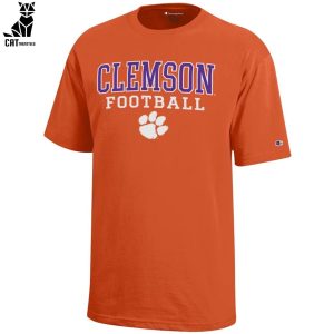 Clemson Tigers Football Team Orange Design 3D T-Shirt