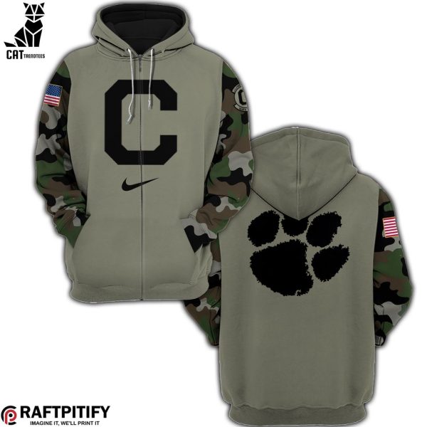 Clemson Tigers Salute To Service Special Edition Nike Logo Design Hoodie