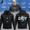 Anti Fragile Detroit Lions NFL Logo Black Design 3D Hoodie Longpant Cap Set