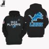 Detroit Lions 313 Grit NFL Blue Design 3D Hoodie
