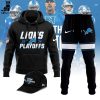 2023 NFC North It’s Clock Champions Detroit Lions Nike Logo Gray Hoodie Longpant Cap Set