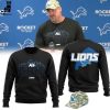 NFL Detroit Lions Coach Dan Campbell All Grit Mascot Black Design 3D Sweater