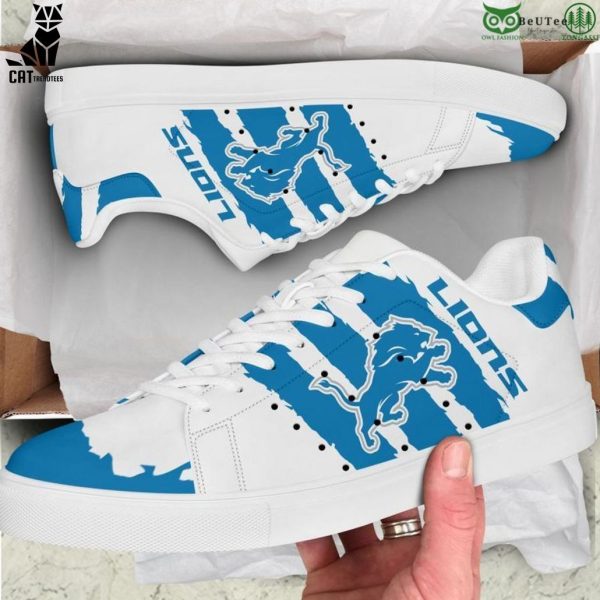 Detroit Lions Football White Blue Design Stan Smith