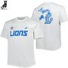 NFC North Champions Detroit Lions Blue Design 3D T-Shirt