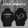 New Coach Dan Campbell Detroit Lions All Grit NFL Black Logo Design 3D Hoodie