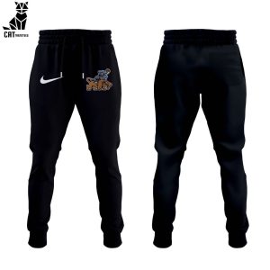 Detroit Lions The Thanksgiving Mascot Black Design 3D Hoodie Longpant Cap Set