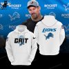 Motor City Football Detroit Lions NFL Logo Blue Design 3D Hoodie