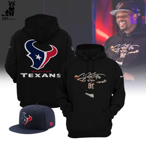 Houston Texans Nike Logo Black Design 3D Hoodie