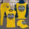 Michigan Wolverines 2023 National Champions Go Blue Design Hoodie Longpant Cap Set