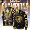 Michigan Wolverines 23 24 National Champions Black Design Baseball Jacket