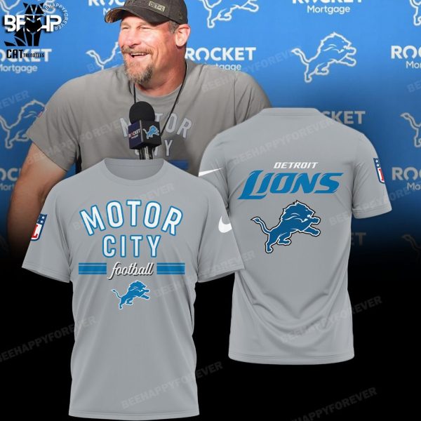 Motor City Football Detroit Lions NFL Logo Design 3D Hoodie