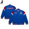 World Junior Ice Hockey USA Champions 2024 Nike Logo Blue Design Baseball Jacket