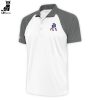 New England Patriots Team Logo Throwback Nova Gray Design Polo Shirt