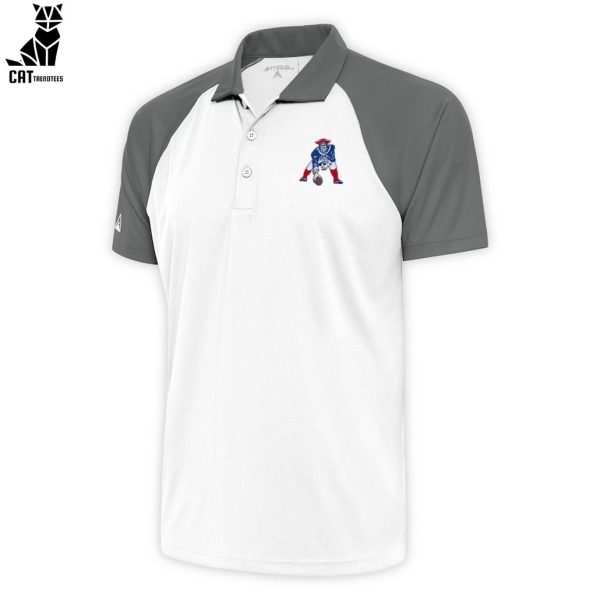 New England Patriots Team Logo Throwback Nova Polo Shirt