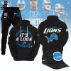 Limited Edition Detroit Lions NFL 2024 ALL GRIT Black Logo Design 3D Hoodie Longpant Cap Set
