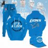 NFL Detroit Lions 2023 NFC North It’s A Lock Champions Mascot White Hoodie Longpant Cap Set