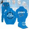 NFL 2023 NFC North It’s A Lock Champions Detroit Lions Full White Hoodie Longpant Cap Set