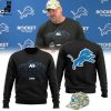 Detroit Lions Coach Dan Campbell All Grit Black Logo Design 3D Sweater