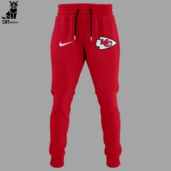 NFL Ed Budde Kansas City Chiefs In Memoriam 1940-2023 Red Design 3D Hoodie Longpant Cap Set