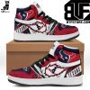 Personalized Alabama Crimson Tide Nike Red Black Logo Design Air Jordan 1 High Top