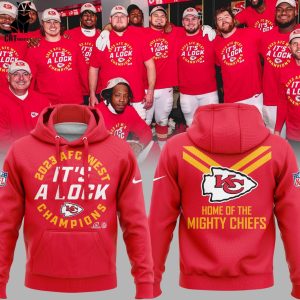 NFL Kansas City Chiefs Champions It’s A Lock Red Design 3D Hoodie Longpant Cap Set
