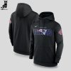 NFL New England Patriots Black Nike Logo Design 3D Hoodie