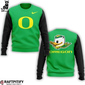 Oregon Ducks Legend Green Nike Logo Design 3D Sweater